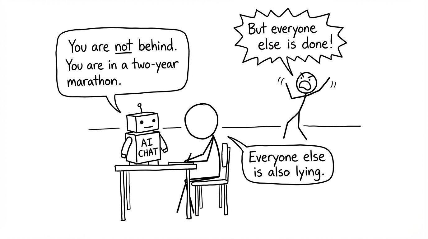 AI Chat as a calm voice in IB season