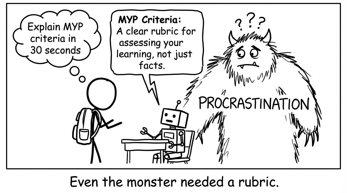 AI vs procrastination monster
