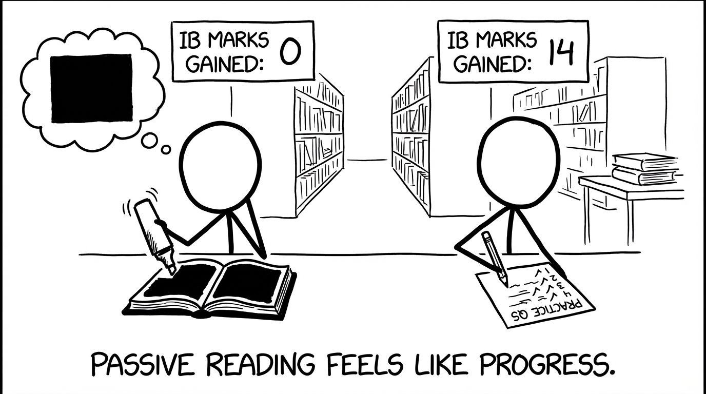 highlighting vs practice questions joke