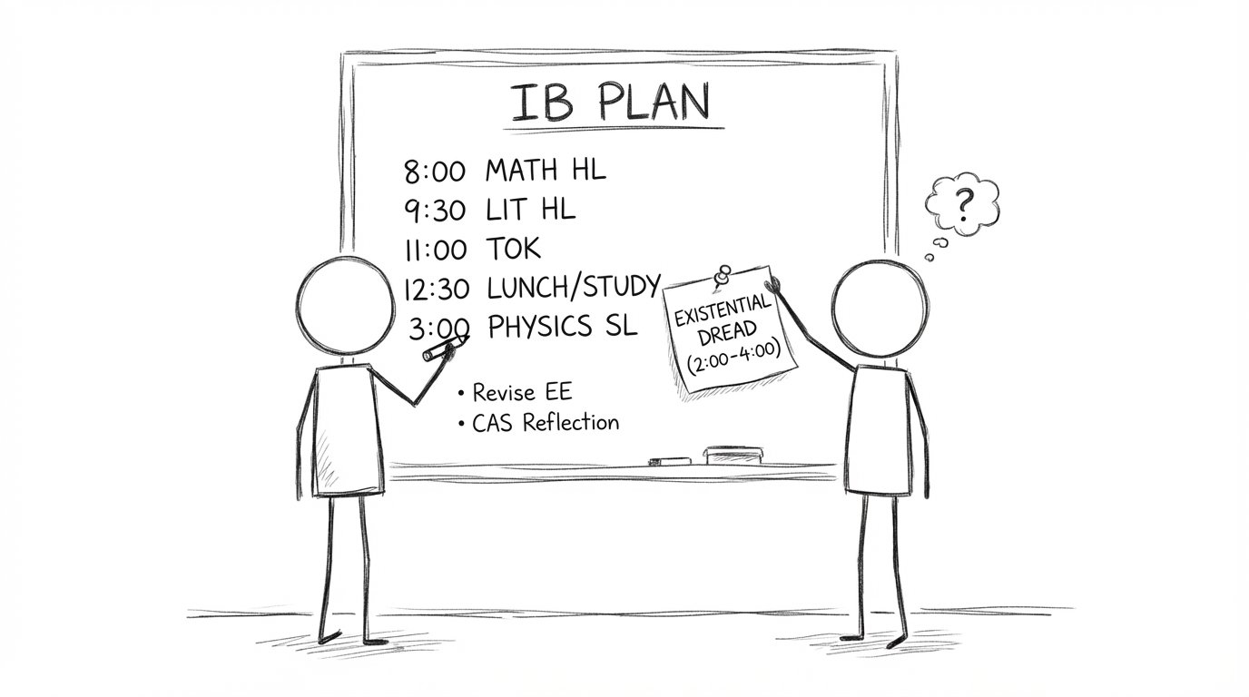 A perfect plan gets interrupted by existential dread