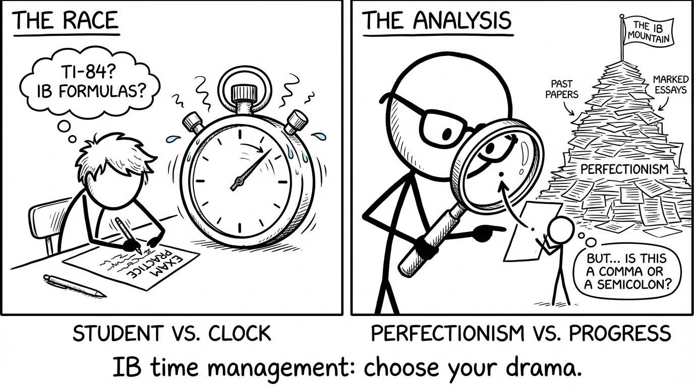 Timed practice vs perfectionism mountain