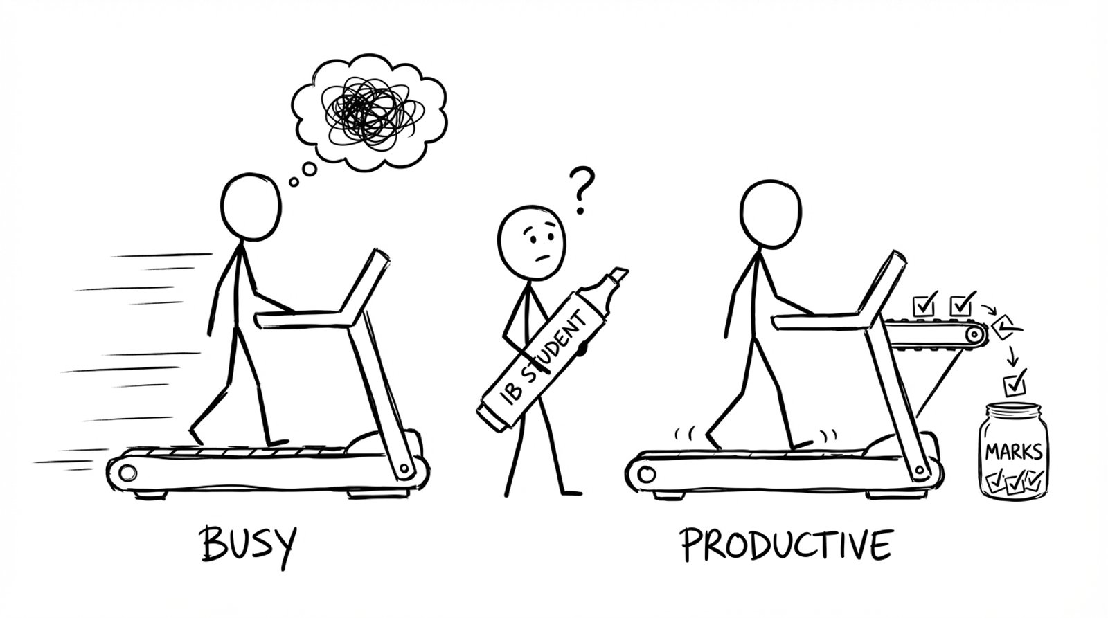 Treadmills: busy vs productive