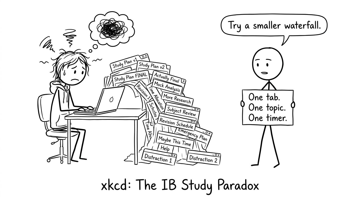 Too many tabs while trying to study