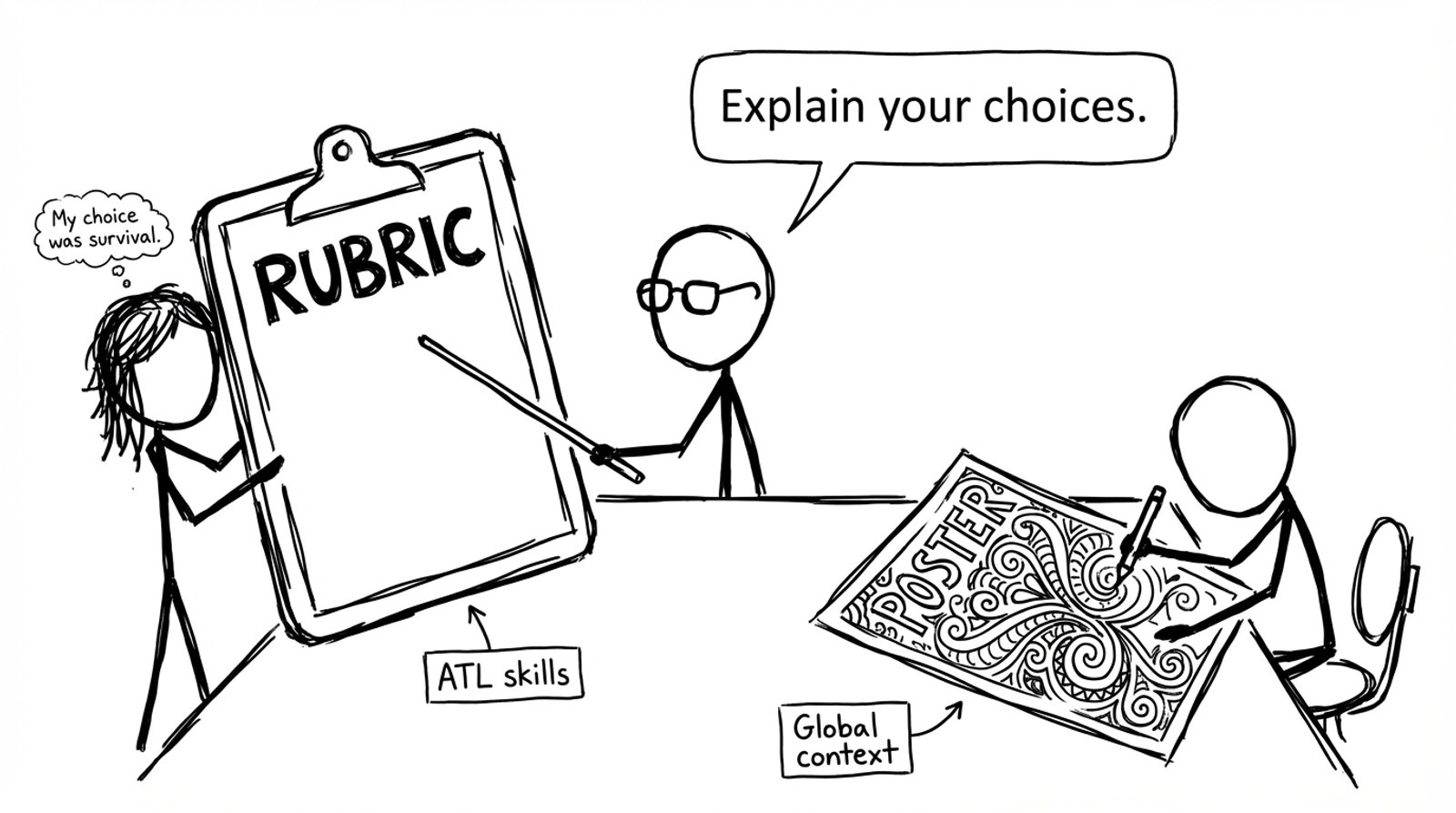 Rubric argument in a group project