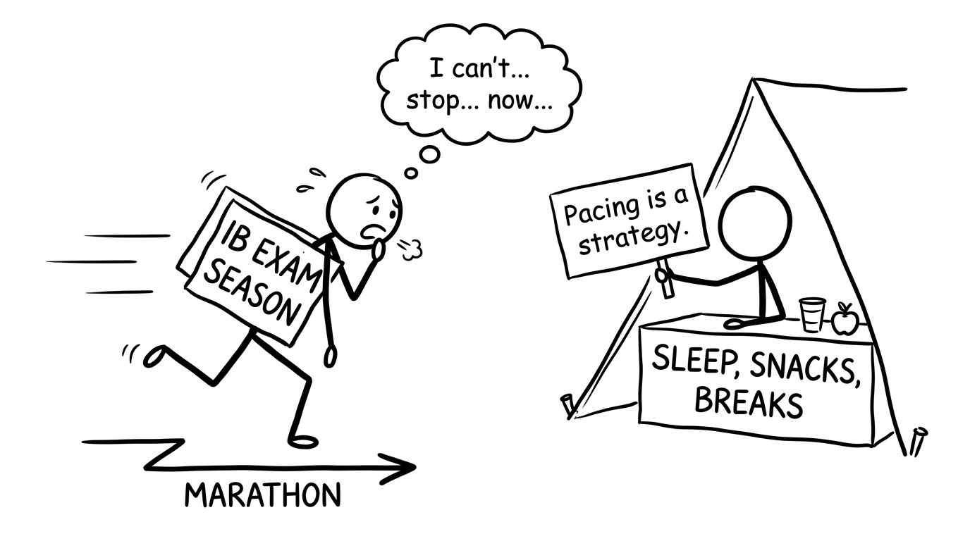 Pacing the IB marathon