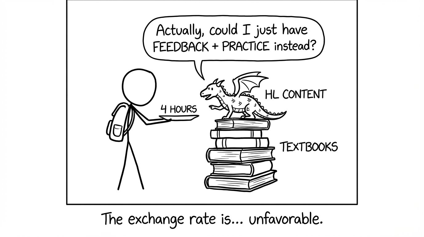 HL content dragon asking for feedback + practice