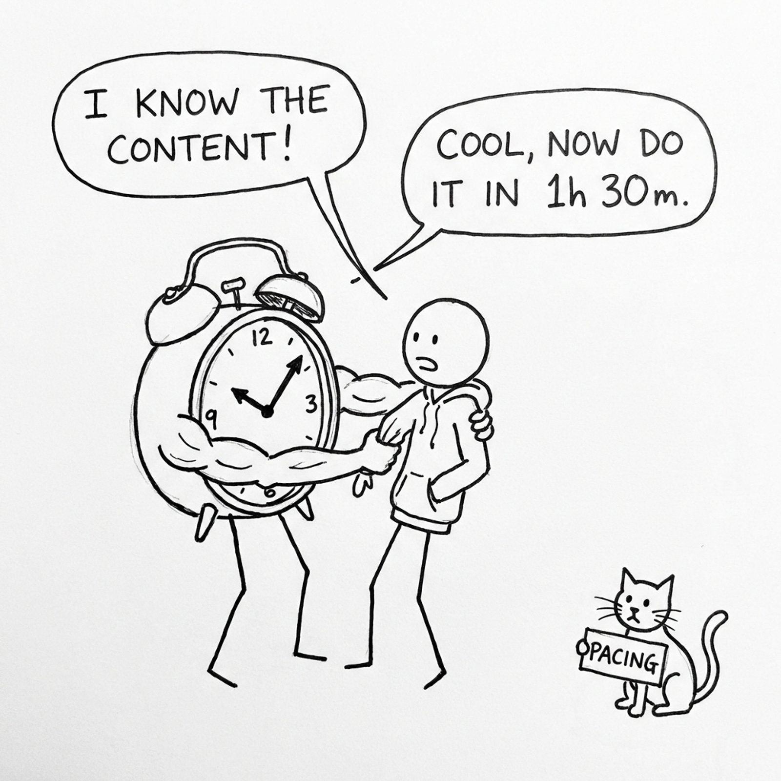 Timed practice wrestling match