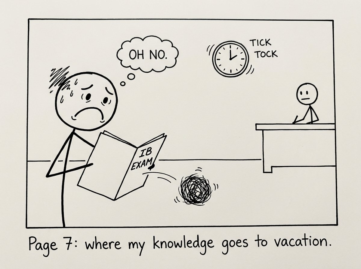 Tumbleweed in exam booklet