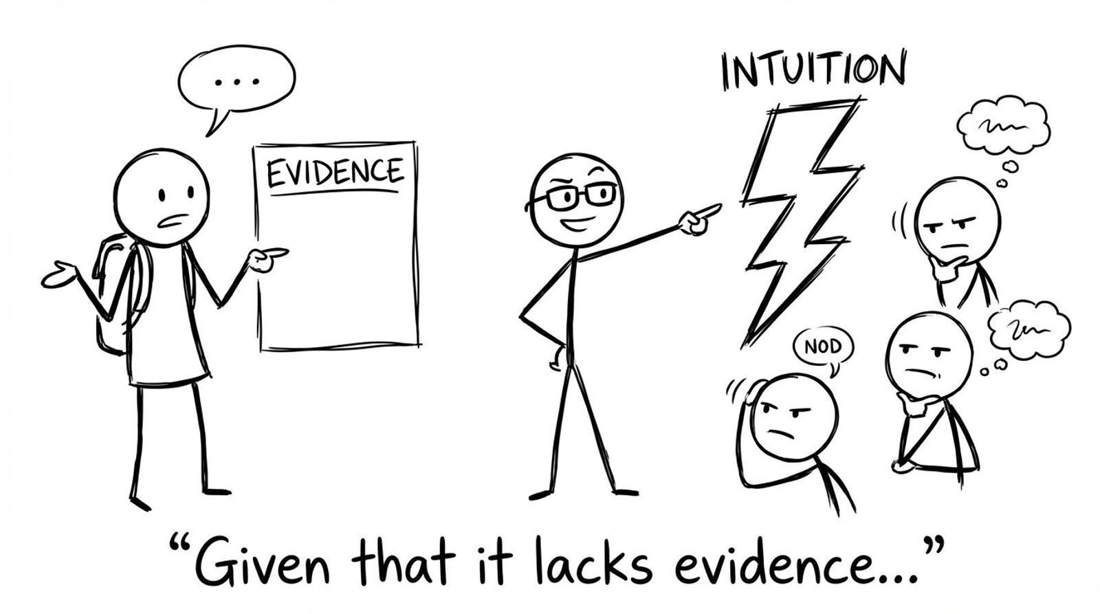 Intuition: the serious lightning bolt