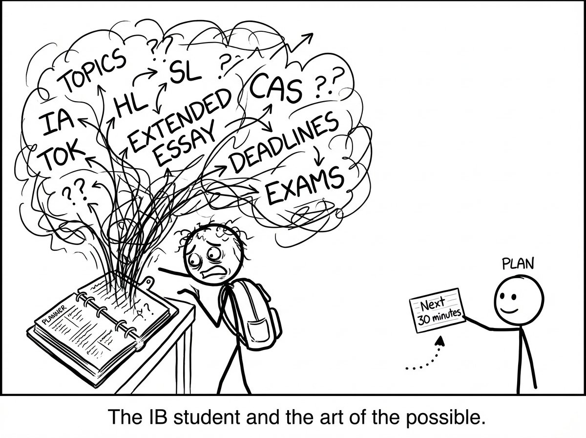 Overwhelm vs next step