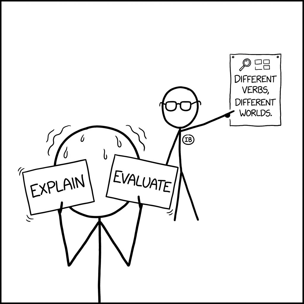 Command terms: same language, different universe