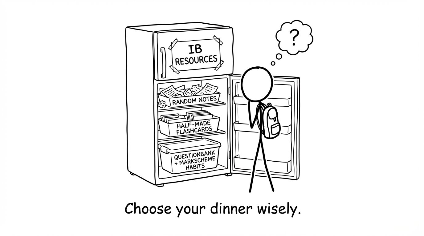 The IB resources fridge