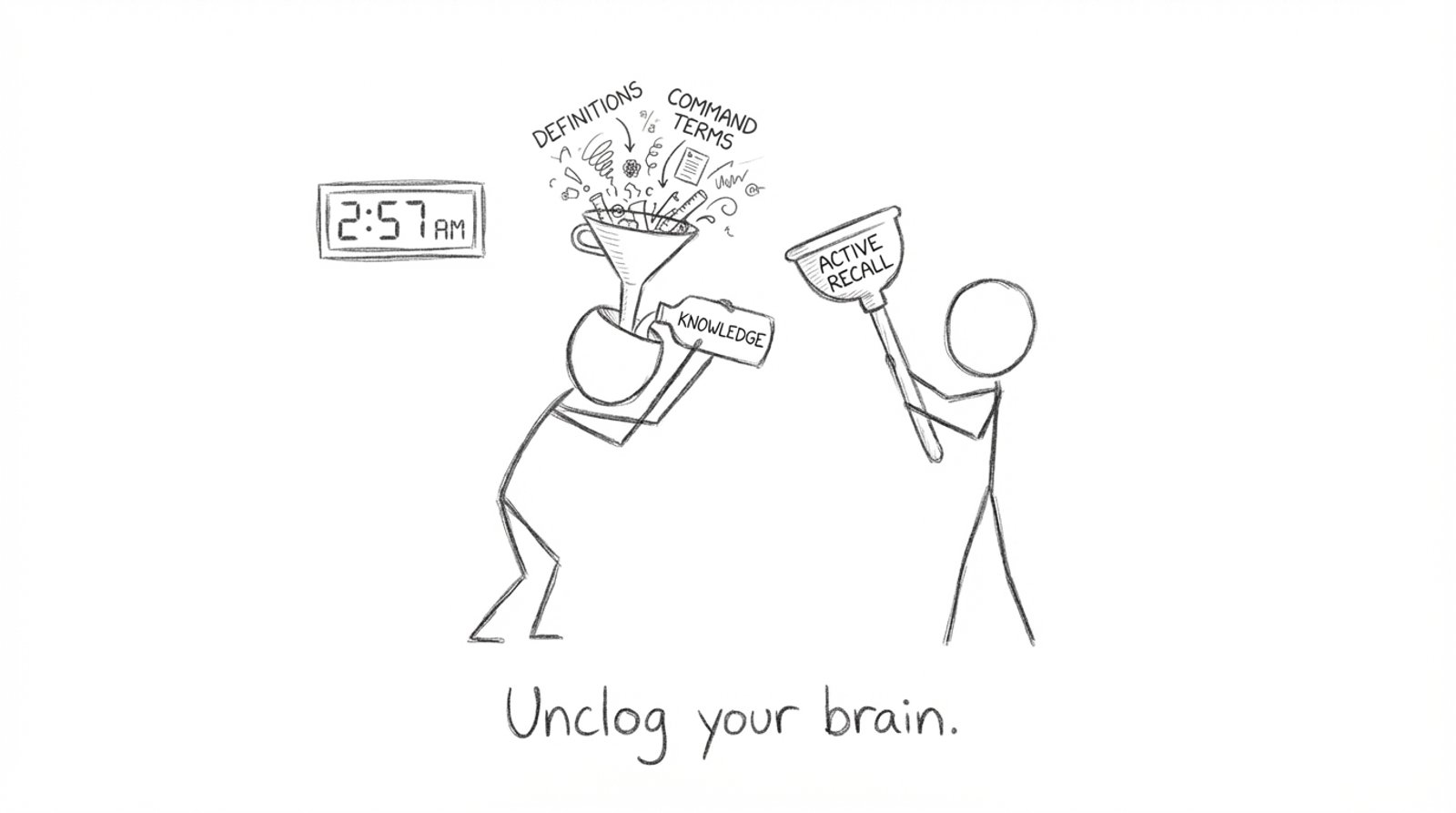 Funnel clogged with definitions at 2:57am