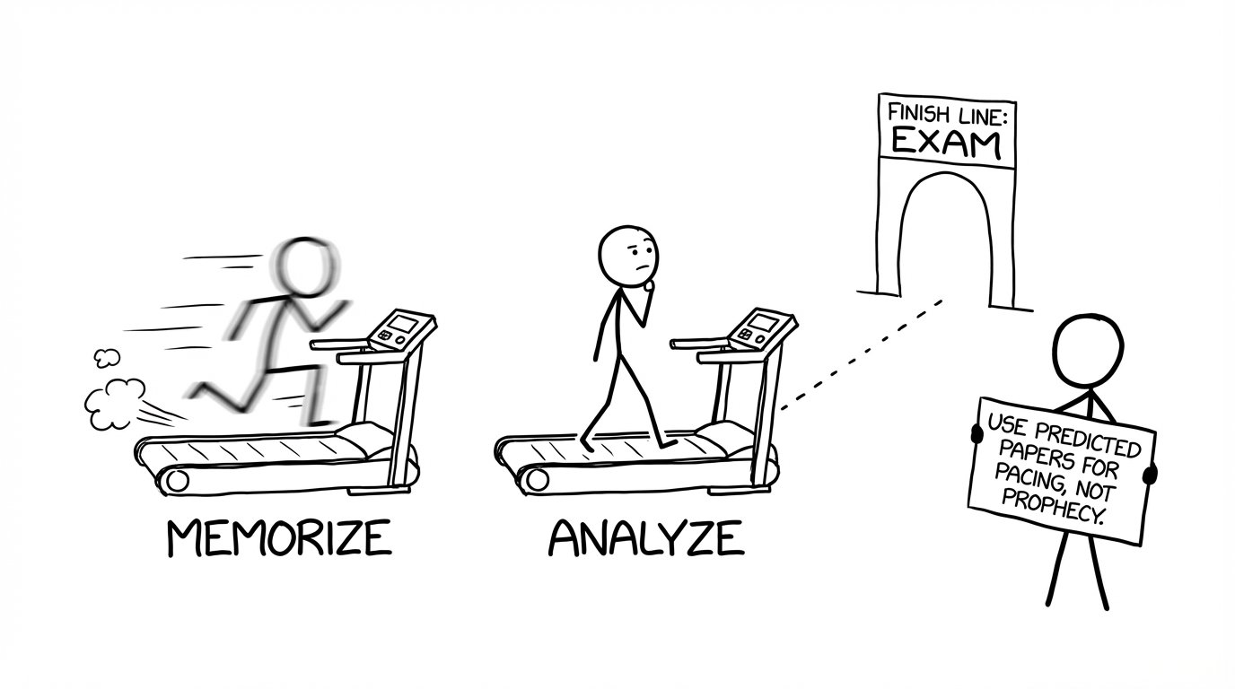 Treadmills: memorize vs analyze