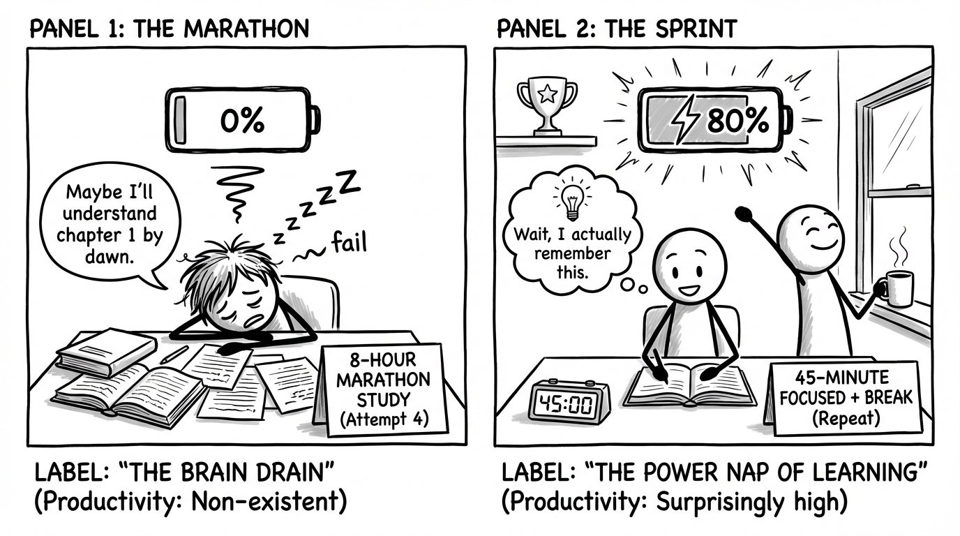 Marathon study vs focused blocks