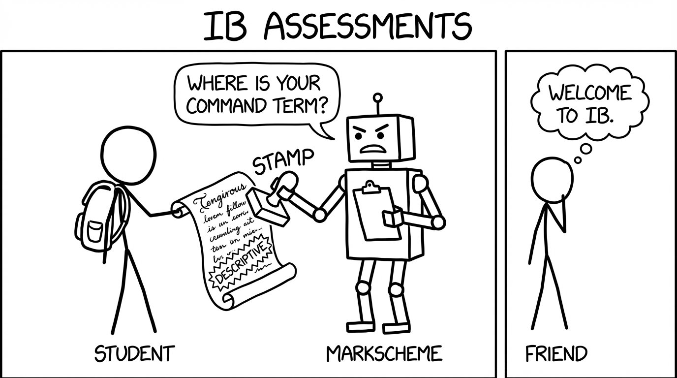 Marks robot demands command term