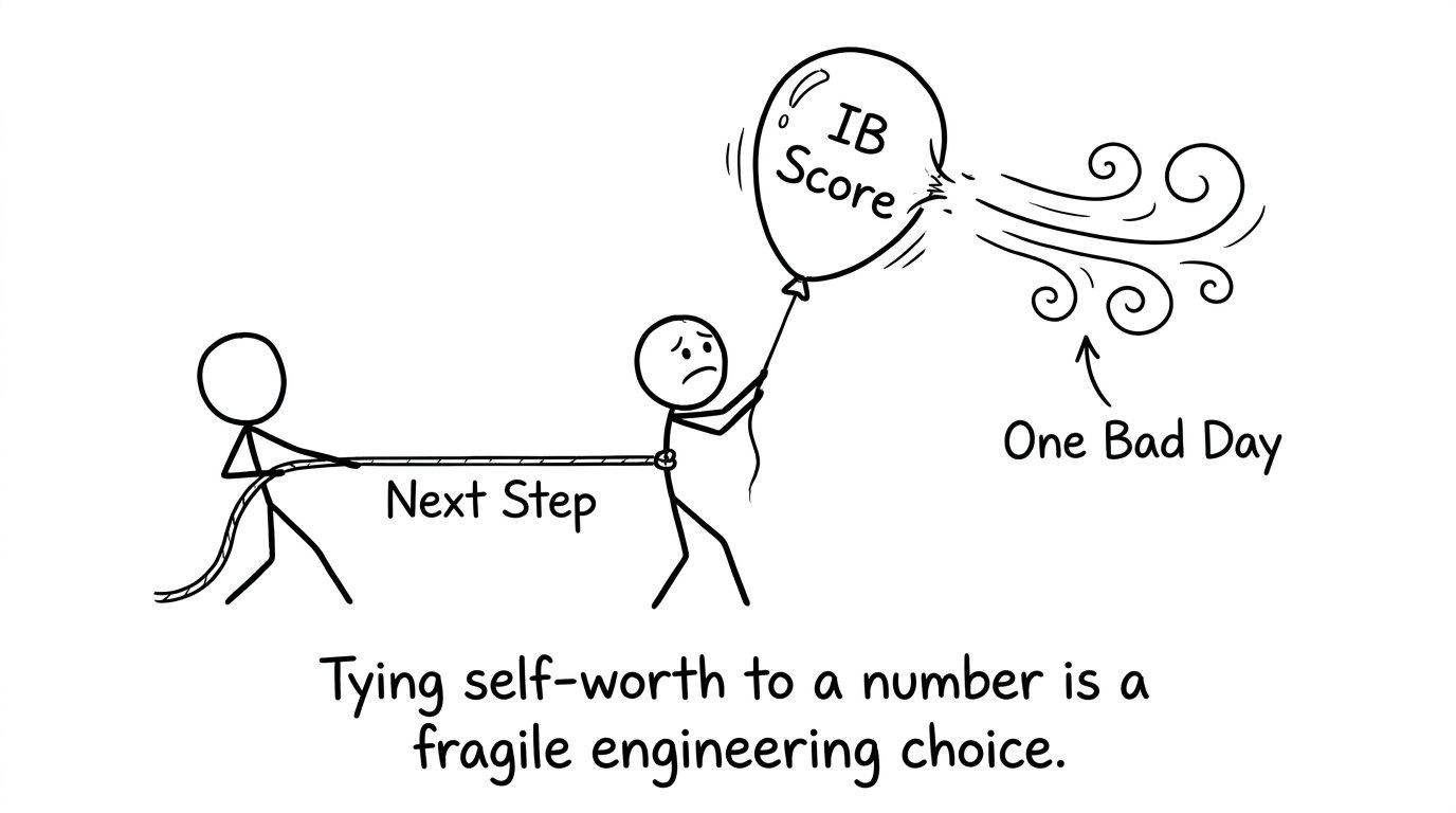 Self-worth tied to a number is fragile engineering