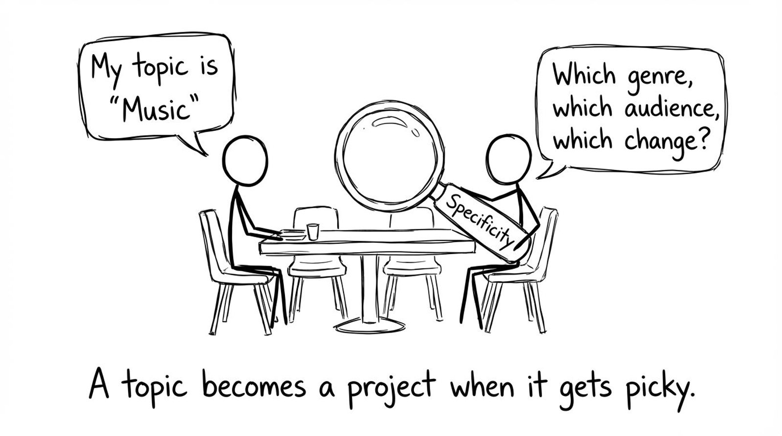 Specificity magnifying glass