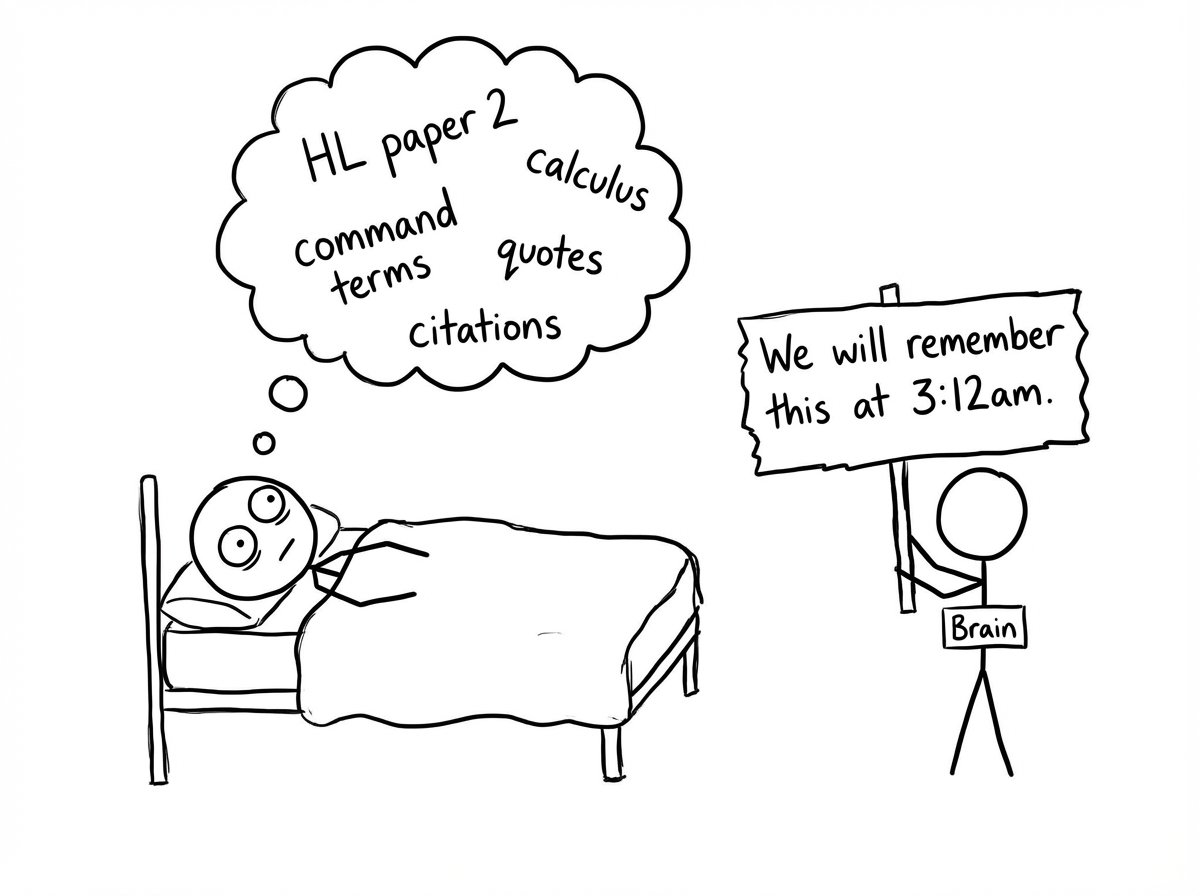 Brain promises to remember everything at 3:12am