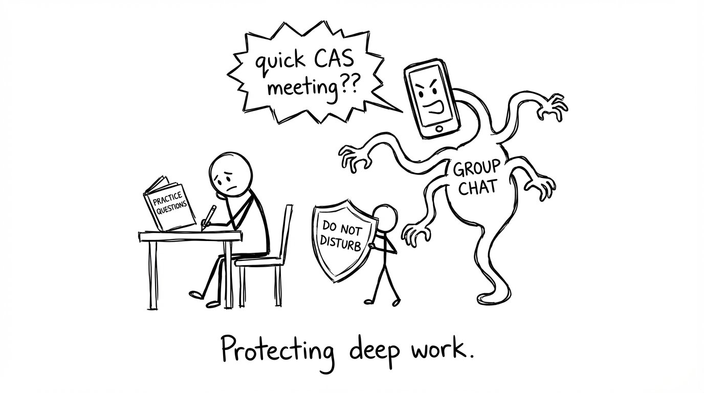 Group chat notification monster vs Do Not Disturb shield