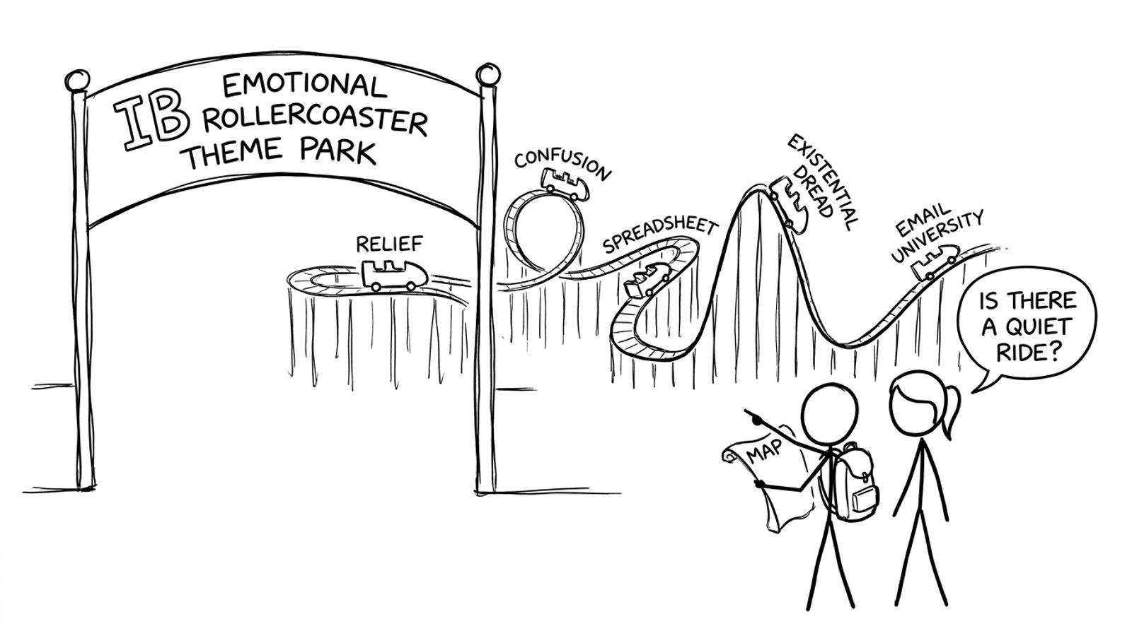 IB emotional rollercoaster theme park