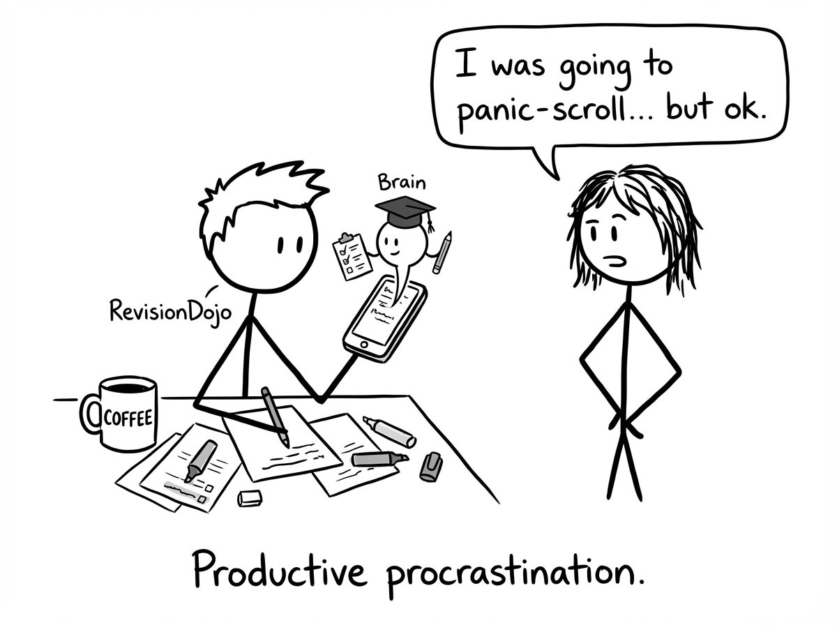 Productive procrastination with RevisionDojo