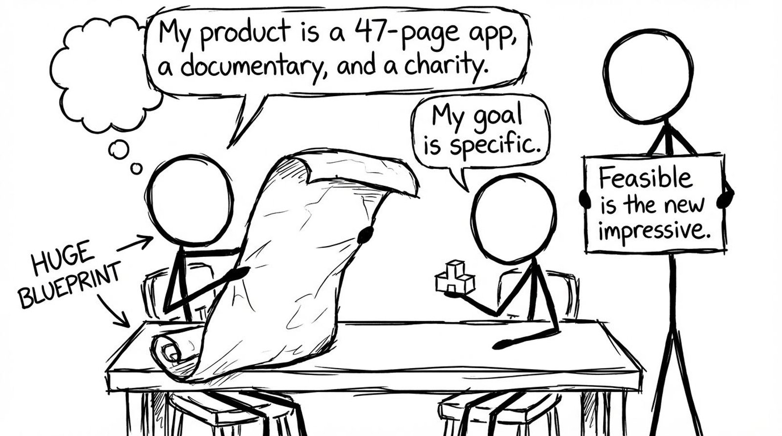 Feasible is the new impressive