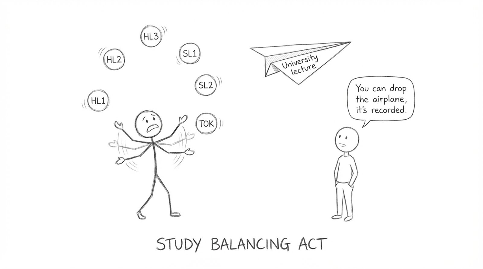 Juggling subjects vs a floating lecture