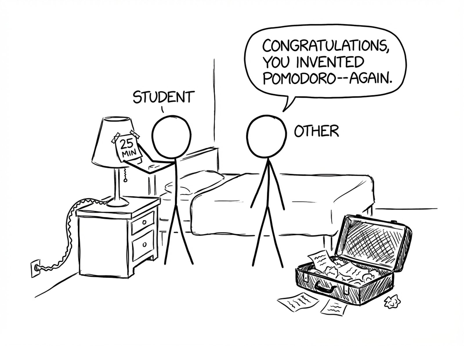 Hotel room Pomodoro invention (again)