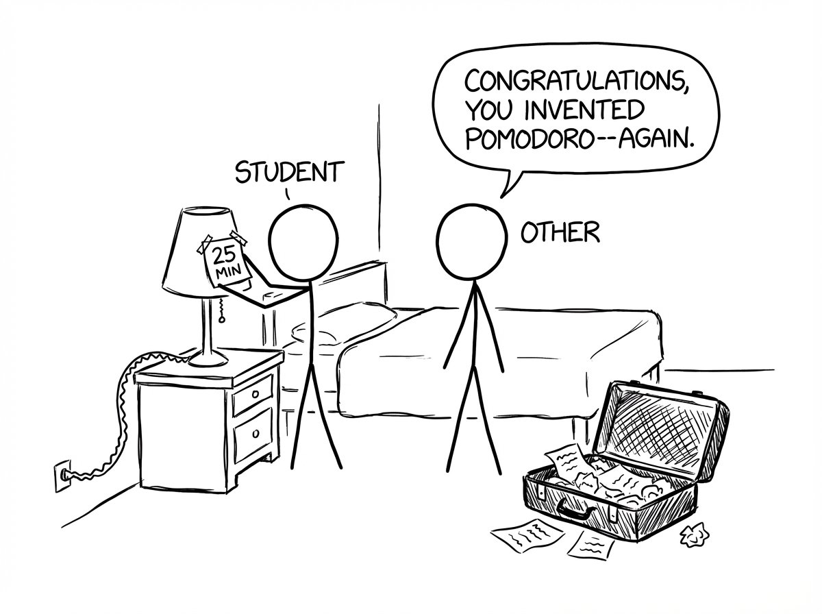 Hotel room Pomodoro invention (again)