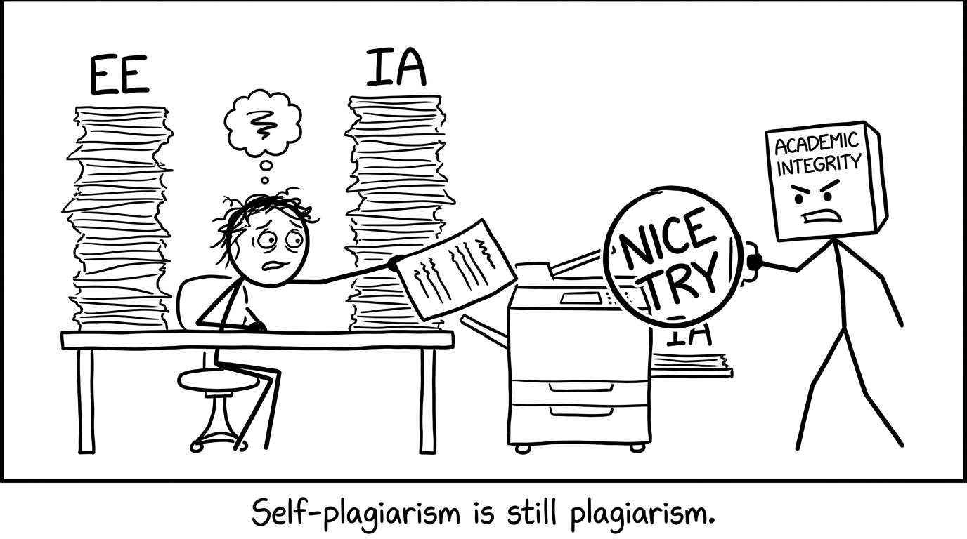 Stressed student tries to photocopy EE into IA