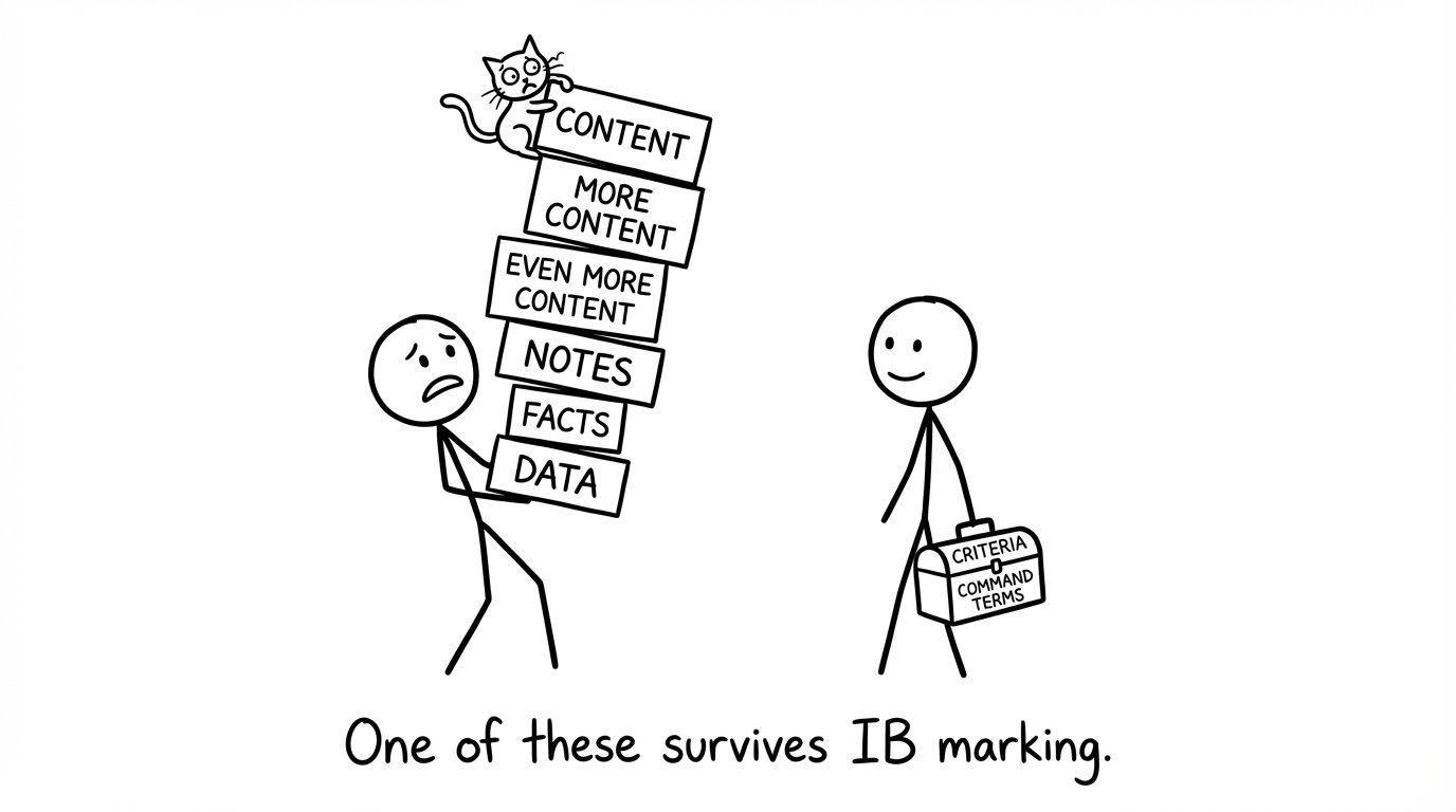 Criteria toolbox vs notes tower joke