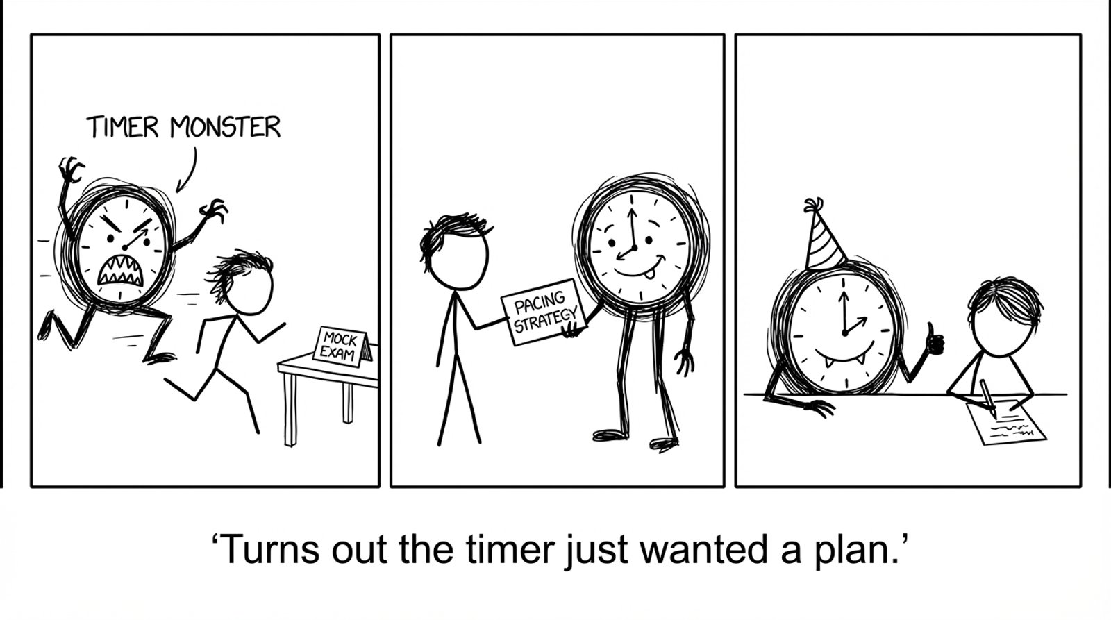 Timer monster becomes friendly with a plan