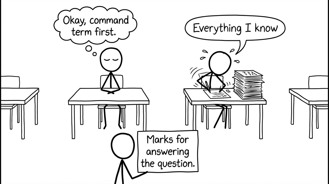 Command term chaos in the exam hall