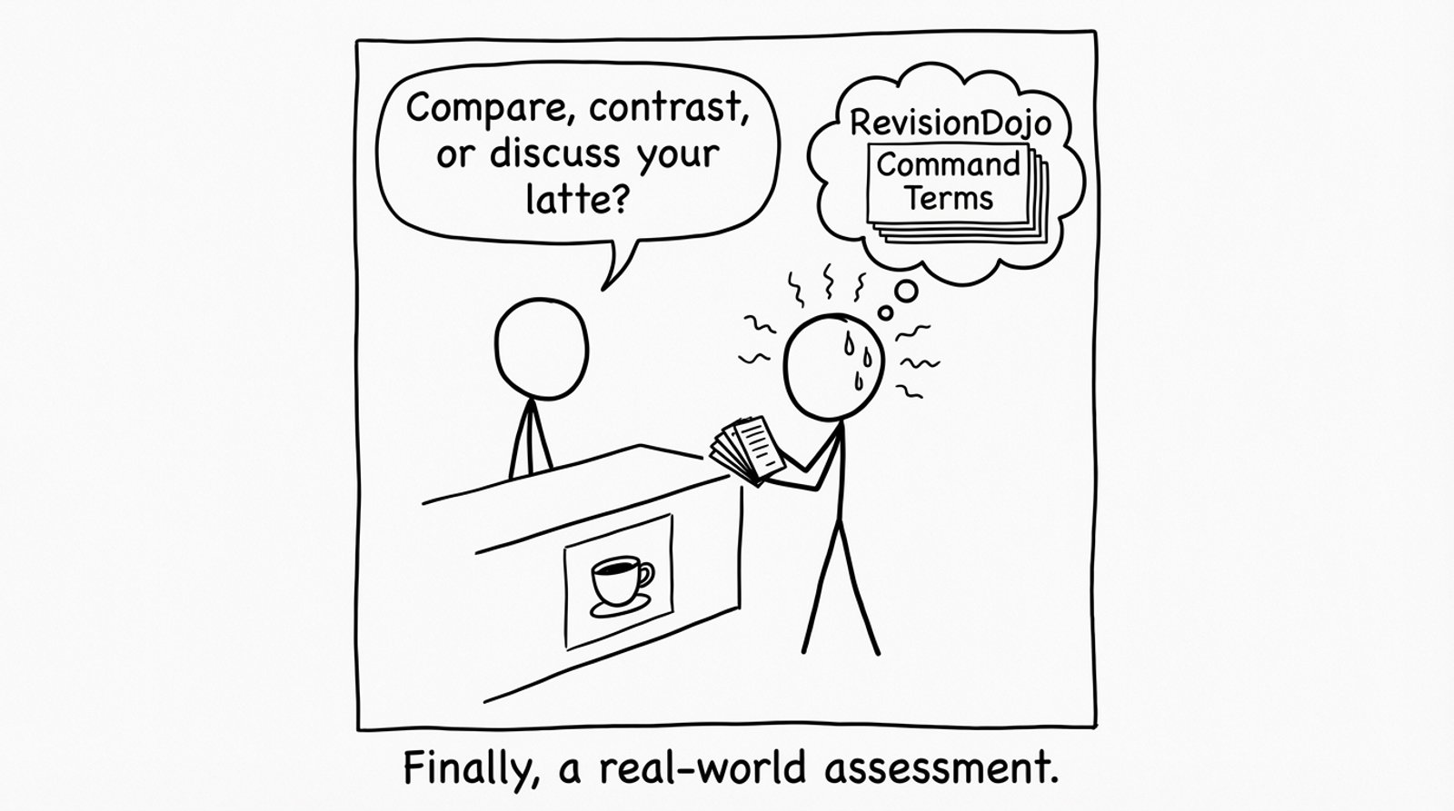 Compare, contrast, or discuss your latte