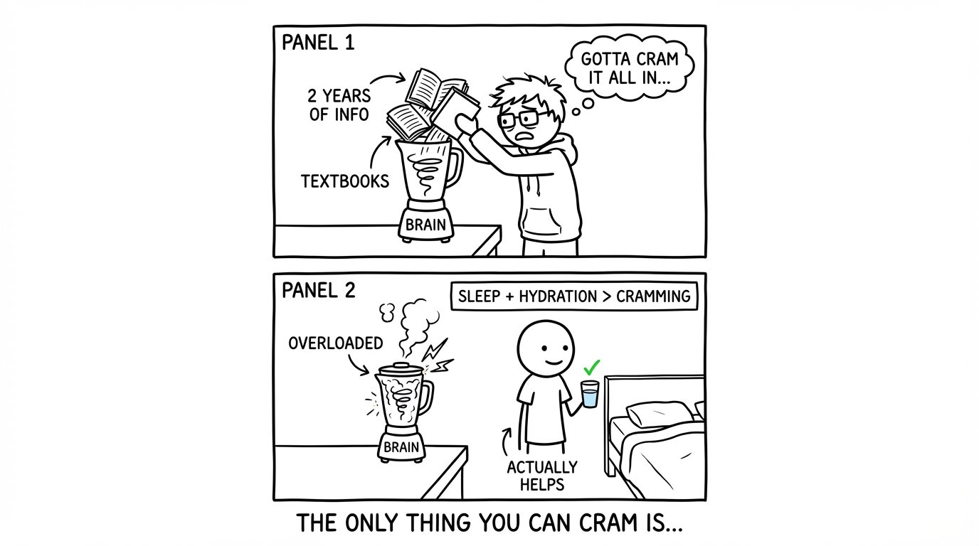 Cram blender vs sleep and water