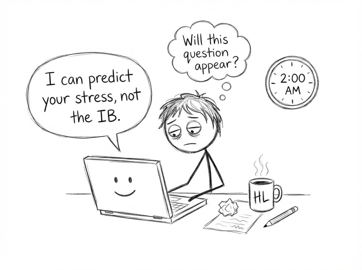 A student asks an AI chatbot “Will this question appear?”