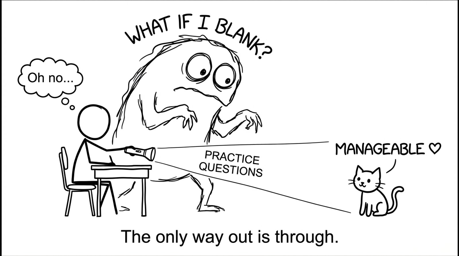 Monster shrinks with practice questions