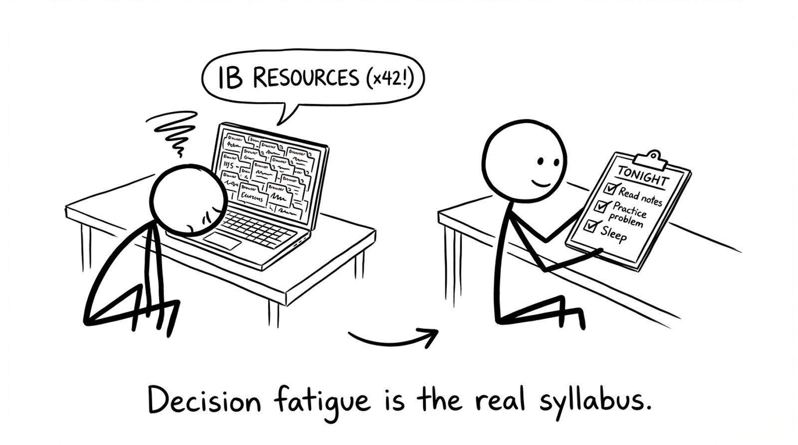 Decision fatigue is the real syllabus
