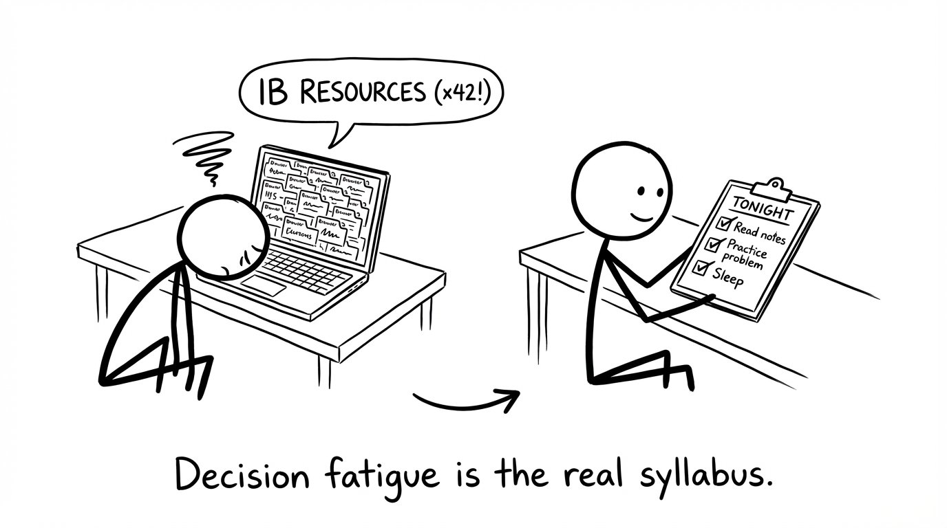Decision fatigue is the real syllabus