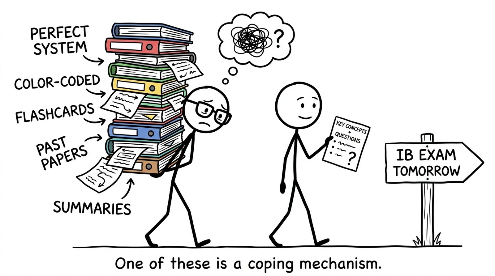 Coping mechanism notes vs key concepts