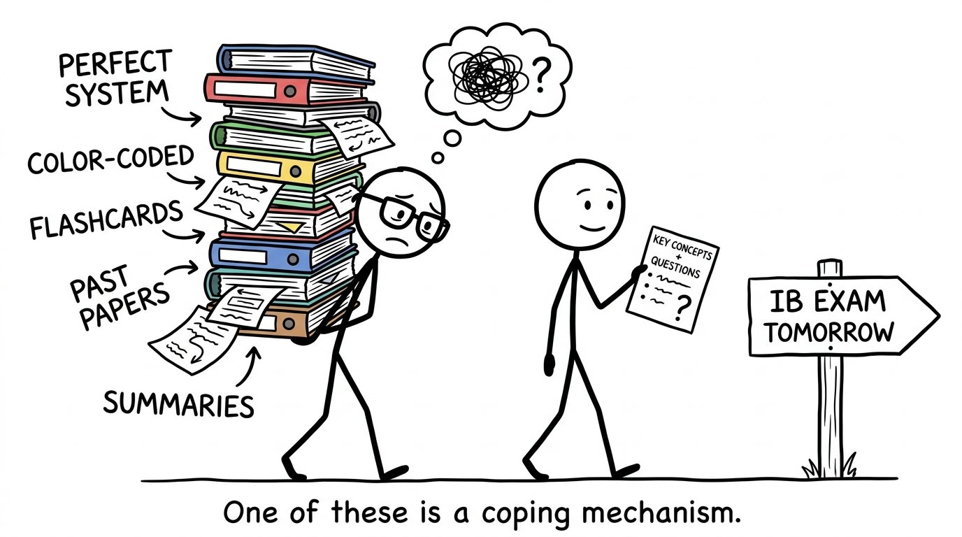 Coping mechanism notes vs key concepts