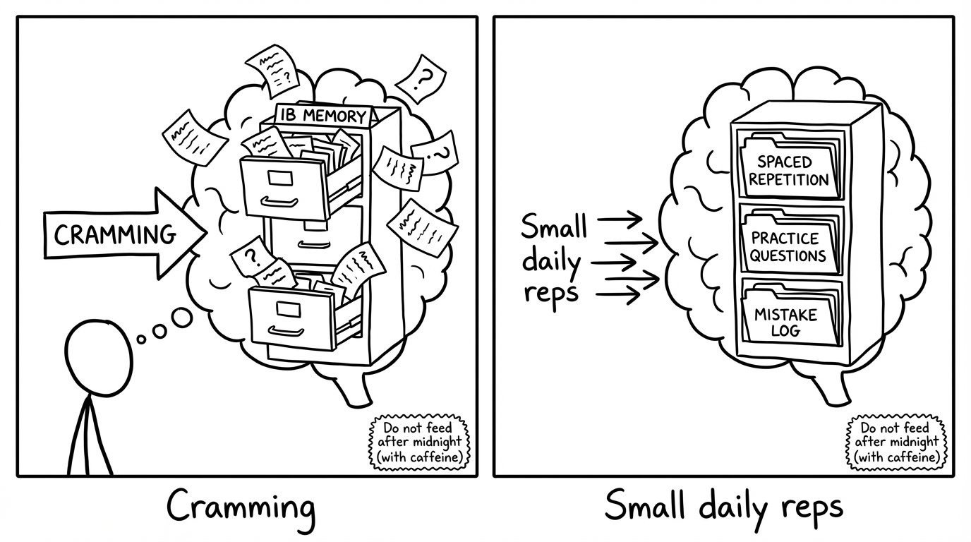 Cramming vs small daily reps