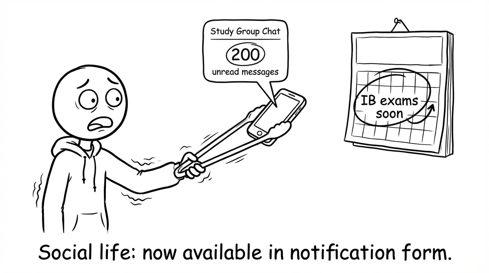 Social life in notification form