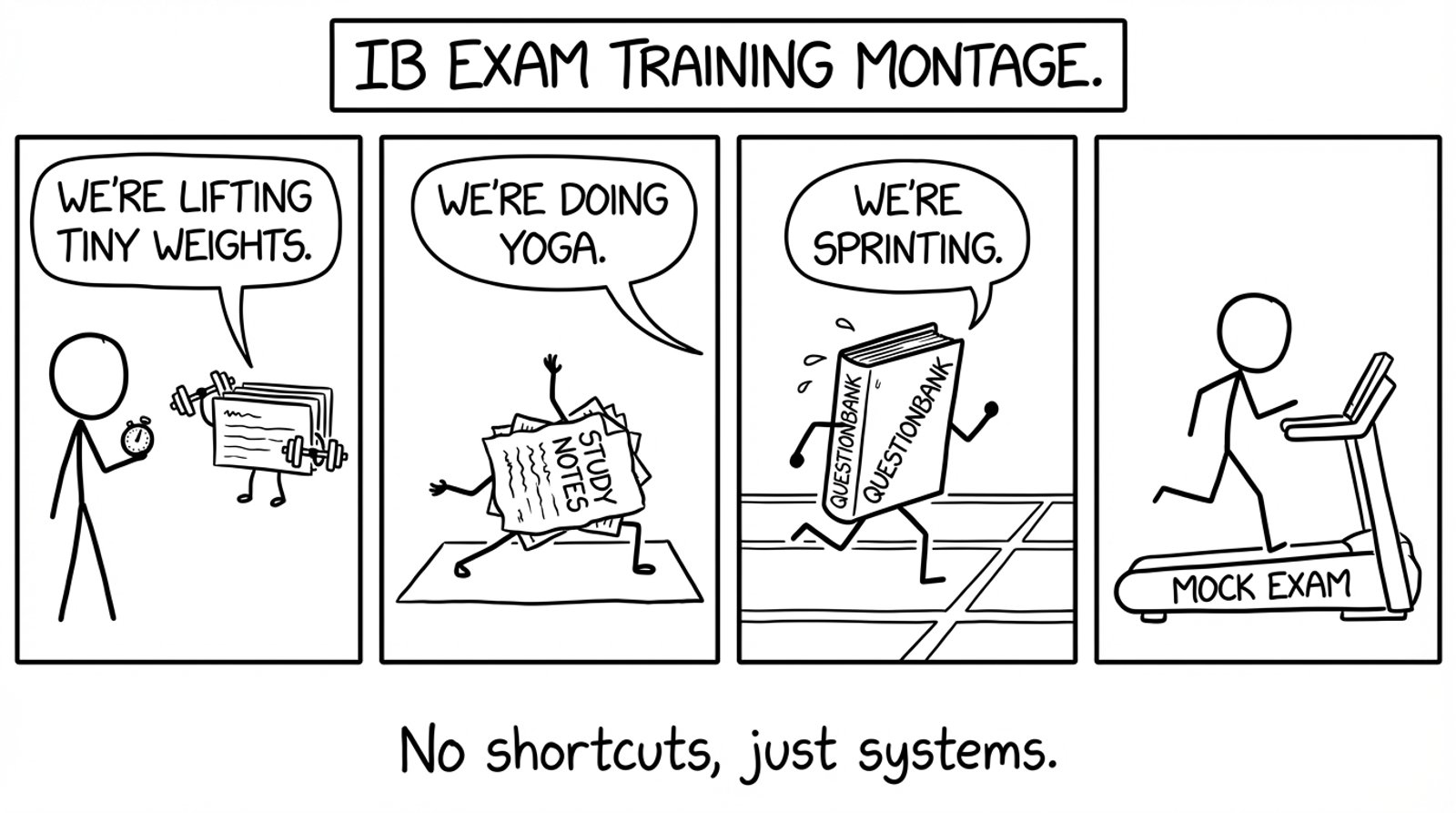 Training montage of boring fundamentals