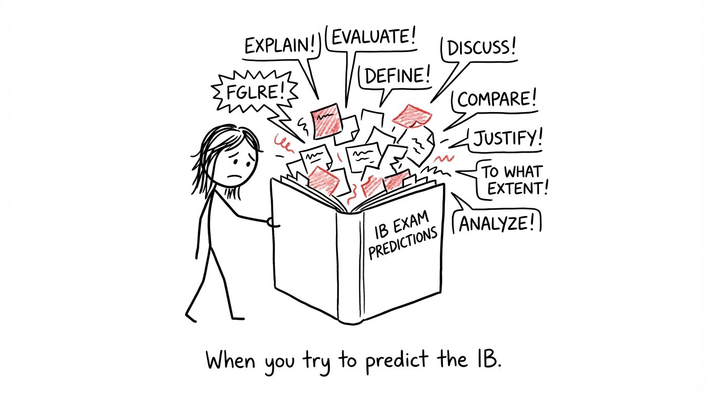 When you try to predict the IB