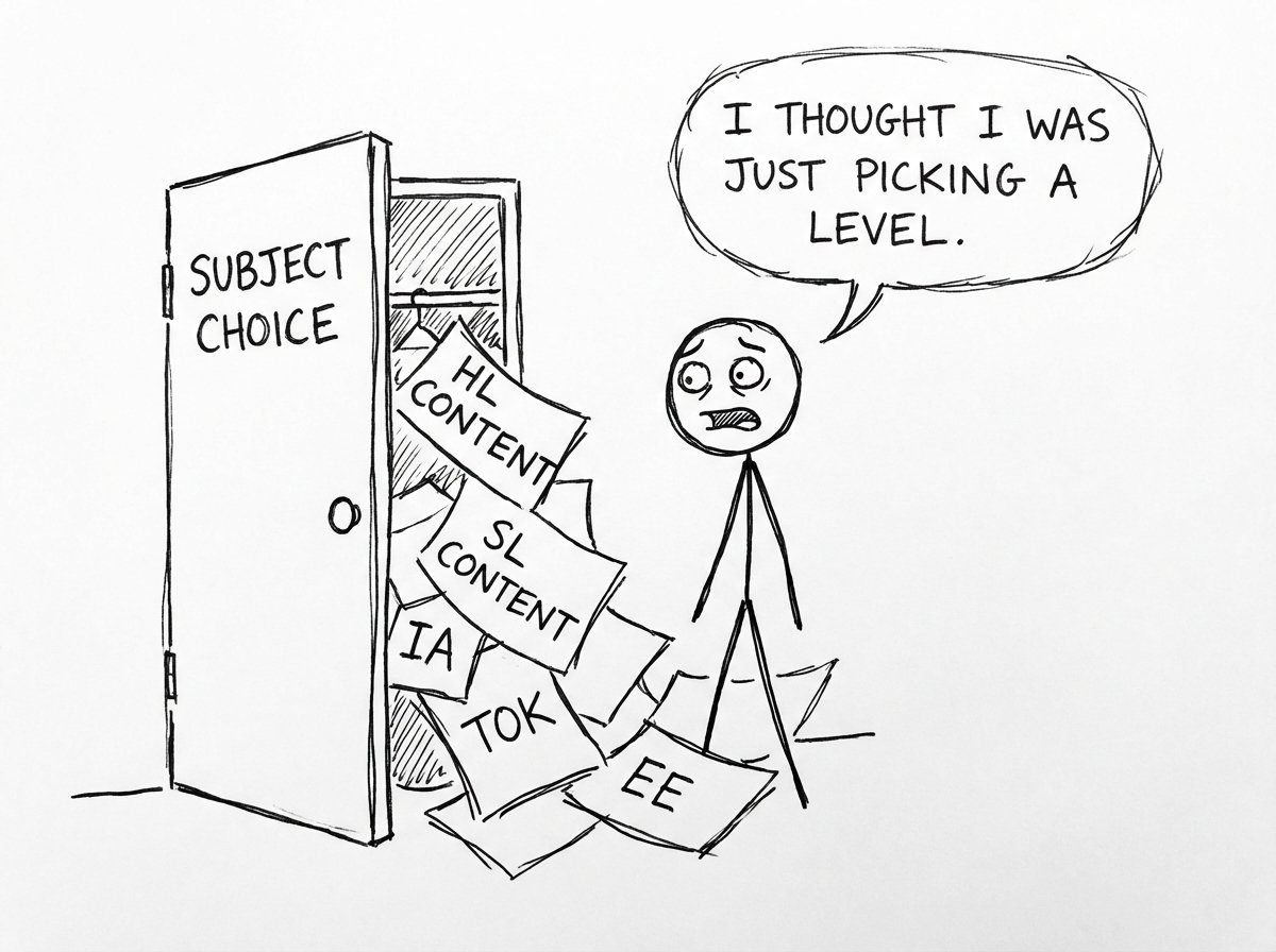 Closet avalanche of IB paperwork