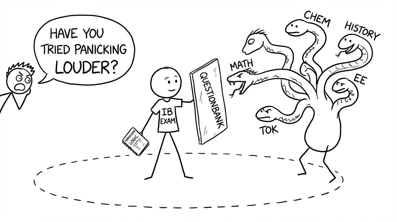 Hydra of subjects vs Questionbank shield