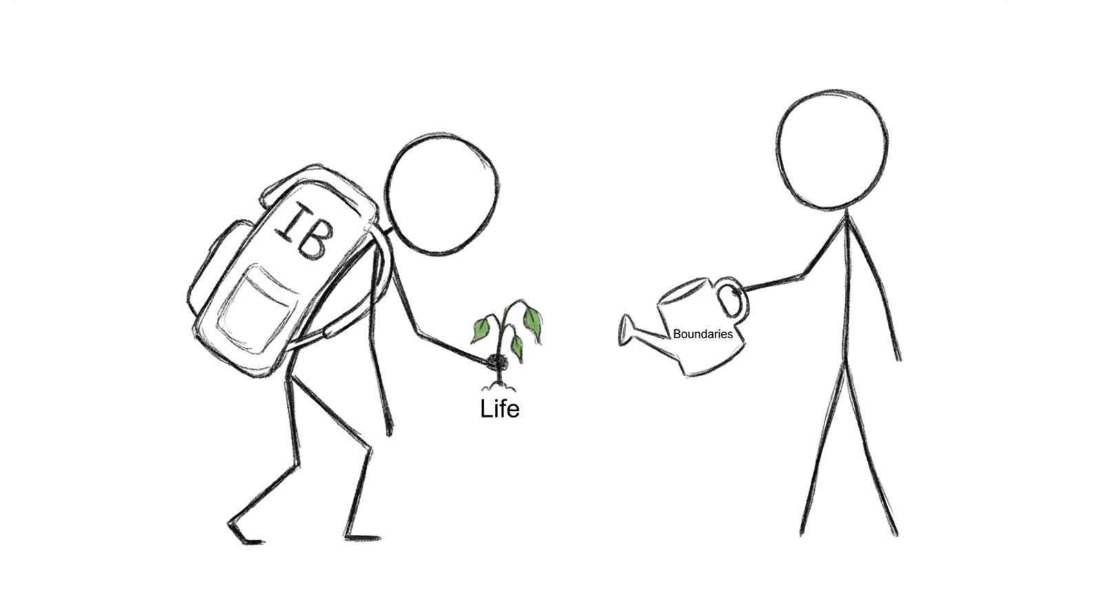 A student juggling IB and Life with boundaries