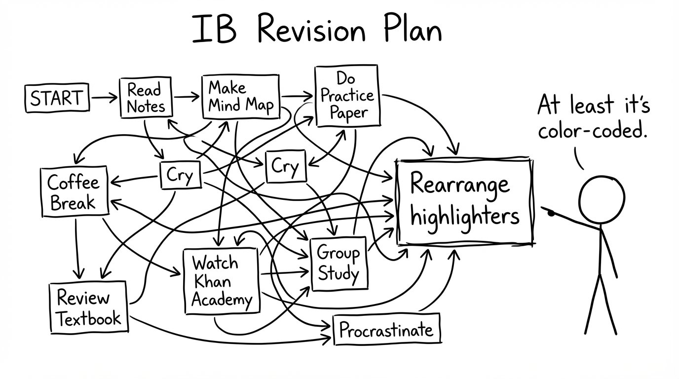 A flowchart where every arrow leads to Rearrange highlighters